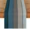 Artoid Mode Blau Grau Planken Antik Alt Rustikal Holz Frühling Tischläufer, Winter Küche Tisch Dekoration Drinnen Urlaub Party Dekor 40x140 cm