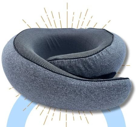 Orthopädisches Nackenkissen – Ergonomisches Kissen aus Memory Foam Schaum für Lendenwirbel, Rücken & Nacken | Ideal für Büro & langes Sitzen, fördert eine gesunde Haltung & lindert Verspannungen