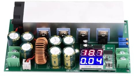 Comphic Convertidor Reductor de CC CC de 600 W, CC CV, 12-80 V A 2,5-50 V, 5 V, 6 V, 12 V, 24 V, 24 V, 48 V, Módulo de Potencia Reductor Ajustable y Regulado