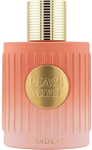 Khadlaj Peach Velvet 100ml Extrait de Parfum for Women - Luxury Fragrance | Fruity, Floral & Musky