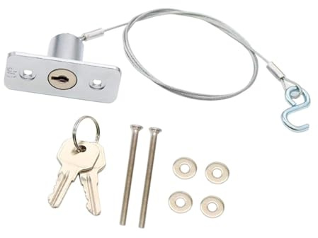 KiBcsLic Garage Door Emergency Release Lock Kit, Multi-Purpose Cable, 2.95 Feet Long, to