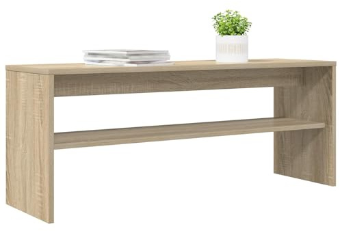 vidaXL TV-Schränk 100 x 30 x 40 cm Sonoma-Eiche Holzwerkstoff