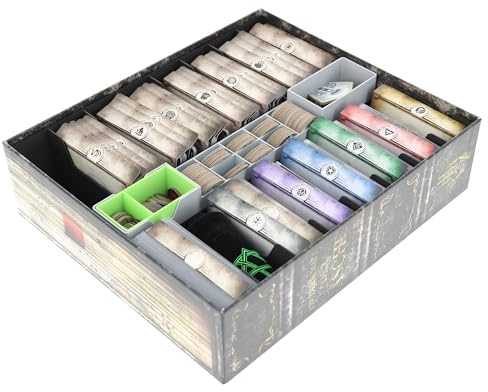 Feldherr Organizer Insert kompatibel mit Arkham Horror: Das Kartenspiel (Neuauflage 2026) - Insert für Grundspielbox - Für gesleevte Karten - Platz für Erweiterungen