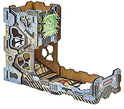 Q WORKSHOP QWOTTEC2 Cube Nein Color Tech Dice Tower, Multi-Colours, 10 mm