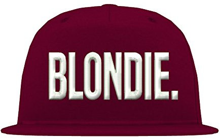 TRVPPY Unisex Snapback Cap Modell Blondie Kappe Burgund