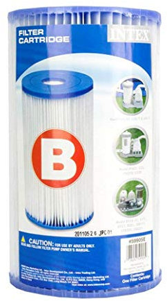 Intex Swimming Pool Easy Set Type B Replacement Filter Pump Cartridge (4 Pack)