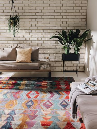 benuta Nest Artis - Rechteckig - Pflegeleicht für Wohnzimmer Schlafzimmer, Multicolor, 80x165 cm