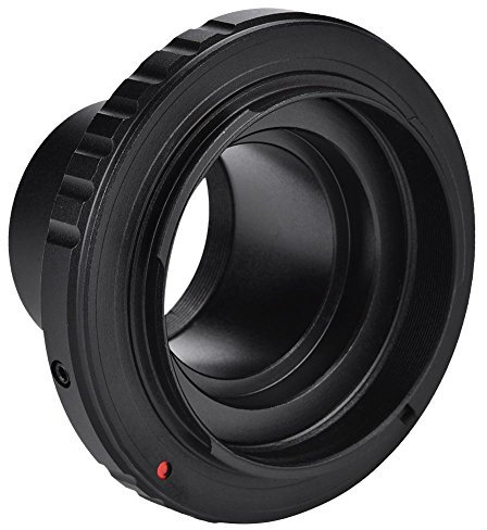 VBESTLIFE Anello Adattatore per Telescopio, Professionale Durevole T Anello per Fotocamere M42 T2-Moun a 1,25 Pollici Anello Adattatore per Oculare per Telescopio