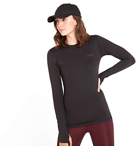 TOG24 Snowdon Women's Crew Neck Base Layer, Ultra Warm Supersoft Temperature Regulating Thermal Underlayer, Anti Chafe Seams Quick Moisture Wicking, Perfect for Running Hiking Biking Camping Skiing