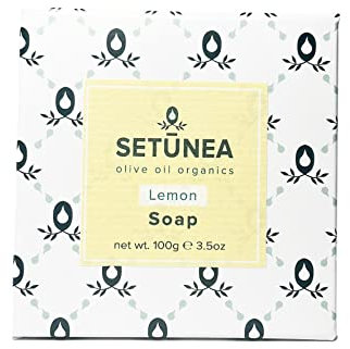 Setunea Bio-Olivenöl und Zitronenaufgussseife, 100 g