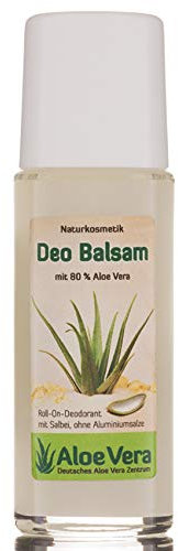 Aloe Vera Deo Roll-On, Naturkosmetik mit Salbei und 80% Aloe Vera (1 x 50 ml)