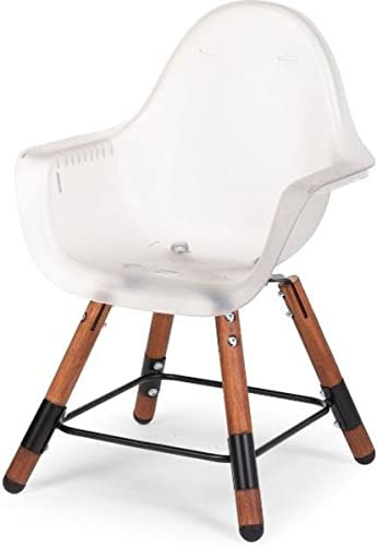 Chaise haute évolutive Evolu 2 réglable en hauteur translucide - Childhome