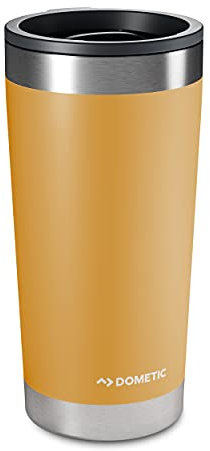 DOMETIC Thermo Tumbler, Stainless Steel, Vacuum Insulated with Splash Resistant Press-fit Function Lid (Mango, 20 Oz)