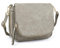 GLITZALL - Petit sac à bandoulière en cuir synthétique pour femme, sac à main à rabat porté épaule avec plusieurs poches, gris, Small