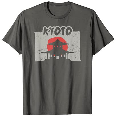 Japanische Flagge im Used-Look – Japan City of Kyoto T-Shirt