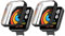 Niboow Cover [2 Pezzi] Compatibile con Xiaomi Redmi Watch 2 Lite, Con Pellicola Protettiva Protezione Ultra Sottile TPU Custodia, Morbida Custodiain Compatibile con Xiaomi Redmi Watch 2 Lite-Nero+Nero