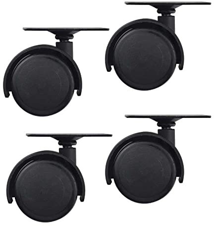 Do-lly Lot de 4 roulettes 40 mm compatibles avec aspirateur Rainbow Vacuum D4 D4C SE E E2 Series Dolly Dollie