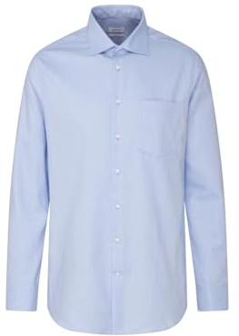 Chemise business homme Seidensticker - coupe classique - repassage facile - col Kent - manches longues - 100 % coton