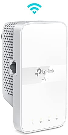 TP-Link TL-WPA7617 AV1000 Gigabit Passthrough Powerline AC Wi-Fi Extender Plug & Play, Add-on Unit (Renewed)