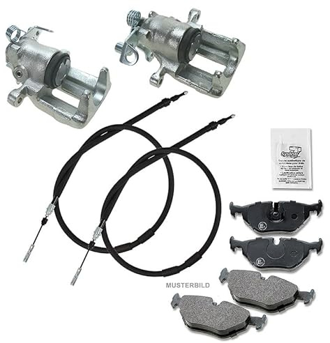 ATEC Germany 2x Bremssattel hinten links und rechts Bremszange Faustsattel | Kompatibel mit: FORD GALAXY I, SEAT ALHAMBRA, VW SHARAN