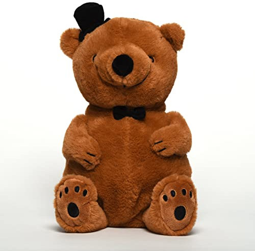 Mr. & Mrs. Panda Kuscheltier Bär mit Hut und Fliege - Geschenk, Zylinder, Teddy, Spielzeug, Stofftier, Plüsch, Schmusetier, Teddybär