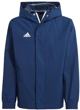adidas Unisex niños Entrada 22 All-Weather Jacket, Team Navy Blue 2, 7-8 Years