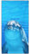 Violetpos Schnell Trocknende und Leichte Strand Handtücher Strandtuch groß 90x180 cm Schnelltrocknendes Mikrofaser Bedrucktes mit Lovely Dolphins Sea