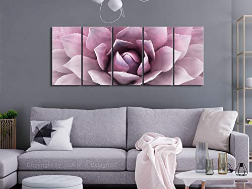 Ovegna - Tabla de Agave (5 piezas), color rosa (200 x 80)