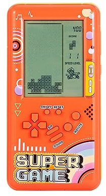 CZT Nouveau Bloc Brick Grand écran Console de Jeu avec 23 Jeux *99 Modes Console Portable Console pour Enfants rétro Jeux vidéo difficulté réglable Jouets intérieurs Puzzles extérieurs Jouets