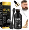 Bartroller + Bartöl, Bartöl Herren Bartwachstum Kit, Bartwuchs-Set,Bartpflege Set FüR MäNner, mit Bartroller und Bartwachstum Serum für Männer