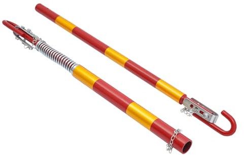 5 tonnellate Trailer Bar Rimorchio Ammortizzazione Molla Gancio di Traino Barra di Traino Colore di segnalazione Rosso Giallo Spray Statico per Veicoli Domestici, SV, Piccole Auto