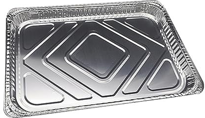 COLLBATH 10 Pezzi Vaschette Grasso Alluminio Barbecue Fodere Ricambio Grill Resistenti Robuste Facilitano Pulizia