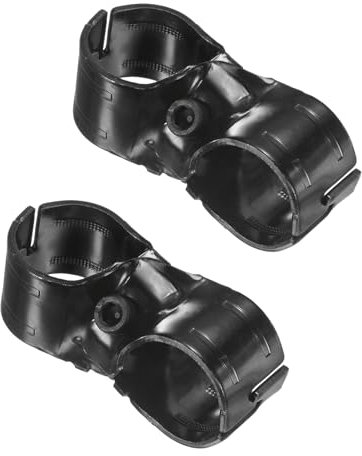 M METERXITY Conector de Tubo Estructural de 2 Unidades, Abrazaderas de Tubo En Cruz para Tubos de 1.1 O 28MM de Diámetro Exterior, Conectores para Conduit con Tornillos