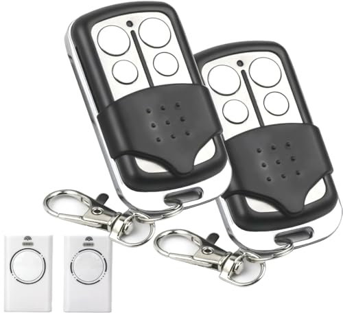 Télécommande de Garage Sdre-XT4 868Mhz SLH LR Compatible avec Telecommande 868Mhz XT2 XT4 SLH XT2 XT4 SLH LR Fréquence 868MHz Télécommandes de Portail (2 Pack)