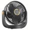 Ventilador de mesa con luz,Ventilador USB,Ventilador de mesa silencioso,batería recargable USB de 4000 mAh, 5 velocidades y rotación de 360°,para dormitorio, oficina, camping ventilador portatil