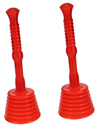 DIYEAH 2Pezzi Pulitore Per Gomma Ventosa Per Sturare Tubature e Fognature Strumento Per Bagno e Wc