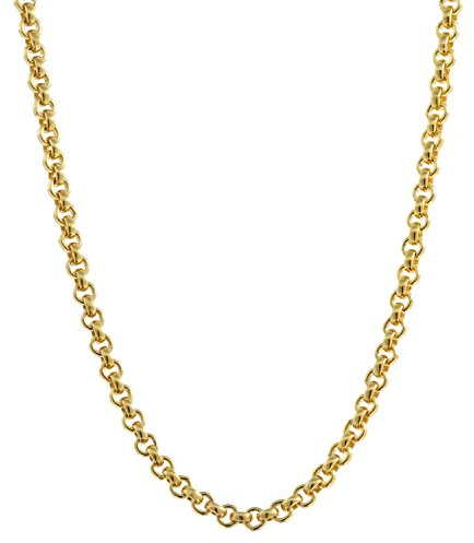 hoplo holzenplotz Goldkette Erbskette Länge 42cm - Breite 1,5mm - 585-14 Karat Gold