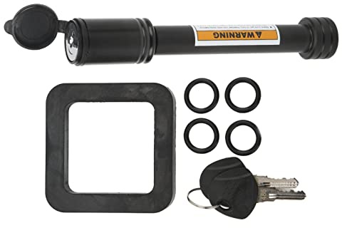 Anhängerkupplung Schloss Set 5/8 -Zoll -Empfänger Sperrstift mit 2 Zoll Schalldämpferpad für Reese Curt Anderson Hitches Schwarz