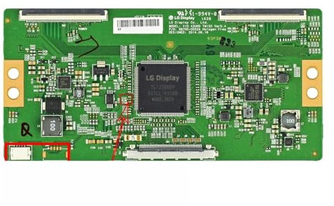 Carte Logique T-Con 6870C-0552A, Compatible avec Hisense, LG, Westinghouse, Philips Et Vizio, Pièces for Téléviseurs 43 Pouces(No R126 Resistor)