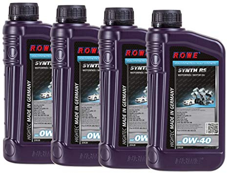 ROWE HIGHTEC SYNTH RS SAE 0W-40, 4 Liter (4x1L), 20020