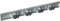Berger & Schröter 30117 Gerätehalterleiste mit 4 Haltern (L x B x H) 55 x 500 x 45mm