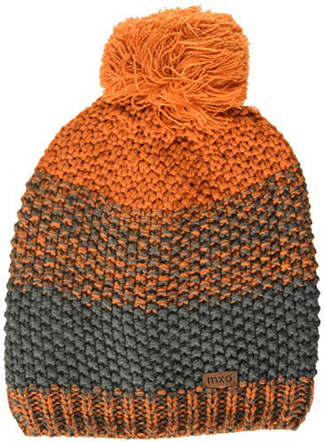 maximo Baby-Jungen mit Pompon Mütze, Orange (Rote Erde/Holzkohle 5437), (Herstellergröße: 49/51)