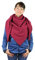 XXL Musselin Tuch Schal 100% feine Baumwolle 130x130cm Damenhalstuch Halstuch Musselintuch Musselin Damen Herren Männer Frauen, Farbe:Weinrot