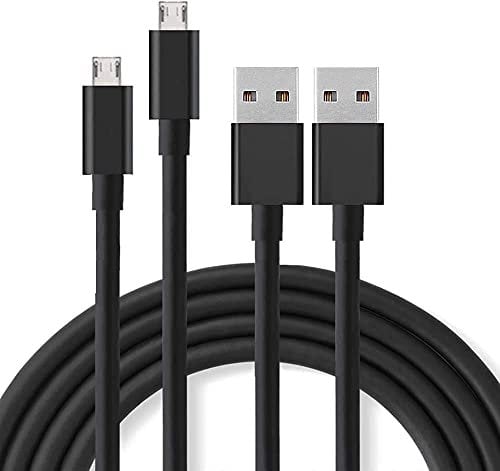 JTMM Confezione da 2 cavi di ricarica USB di ricambio per tablet Fire, Kindle eReader, Fire HD 8 HD 10, Kindle Paperwhite Voyage Oasis (prodotto prima del 2019) e altri dispositivi (cavo micro USB, 1