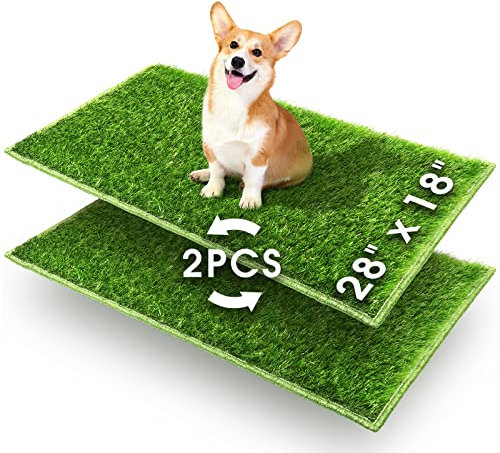 Hompet Hundetoilette Welpentoilette Trainingsunterlage, Indoor Hundetöpfchen, Hunde Training 71cm x 46cm
