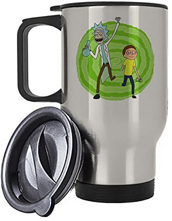 Giftme Theme Cartoon Character, Birthday, Christmas, Secret Santa Travel Silver/White Tea/Coffee Mug. (Silver)