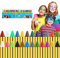 Clundoo 24 Colori Face Painting, Body Painting, Kit Pittura Pancia Face Painting Trucchi, Coloranti Naturale e Sicuro, Feste, Trucco Make-up, Adatto per Halloween, Natale, Carnevale, Notti a tema