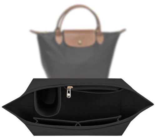 Organizer für Longchamp Tasche,Taschen Organizer für Longchamp S,Organizer für Longchamp Pliage S,Purse Organizer, Multi-Pocket Felt Handbag Organizer for Insert Wallet Organizer for Longchamp