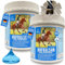 Huffett Pferd mit Wallnuss Öl 2x1000ml Hufpflege für Pferde I Hufbalsam für Pferde gesunde Hufe I Huffett Pferde mit Pinsel auftragen I Gegen trockene Hufe & Anti Strahlfäule Strahlmittel I Huf Fett