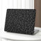 Ksriylm Kompatibel für MacBook Air 13 Zoll HüLle 2022 2021 2020-2018 A1932 A2179 M1 A2337 Touch ID,Leopard Leder Schützend Plastik Hartschale Schutzhülle Case&Tastaturabdeckung,Schwarz Grau